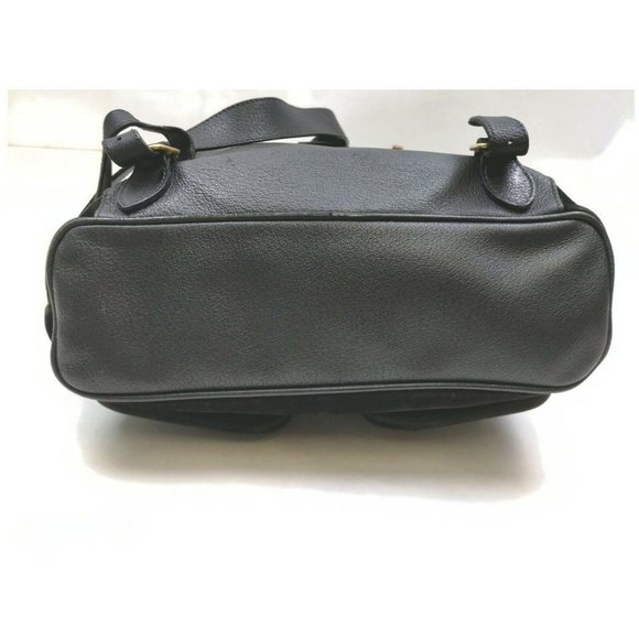 Gucci Black Suede Bamboo Backpack  862003 - Picture 6 of 12